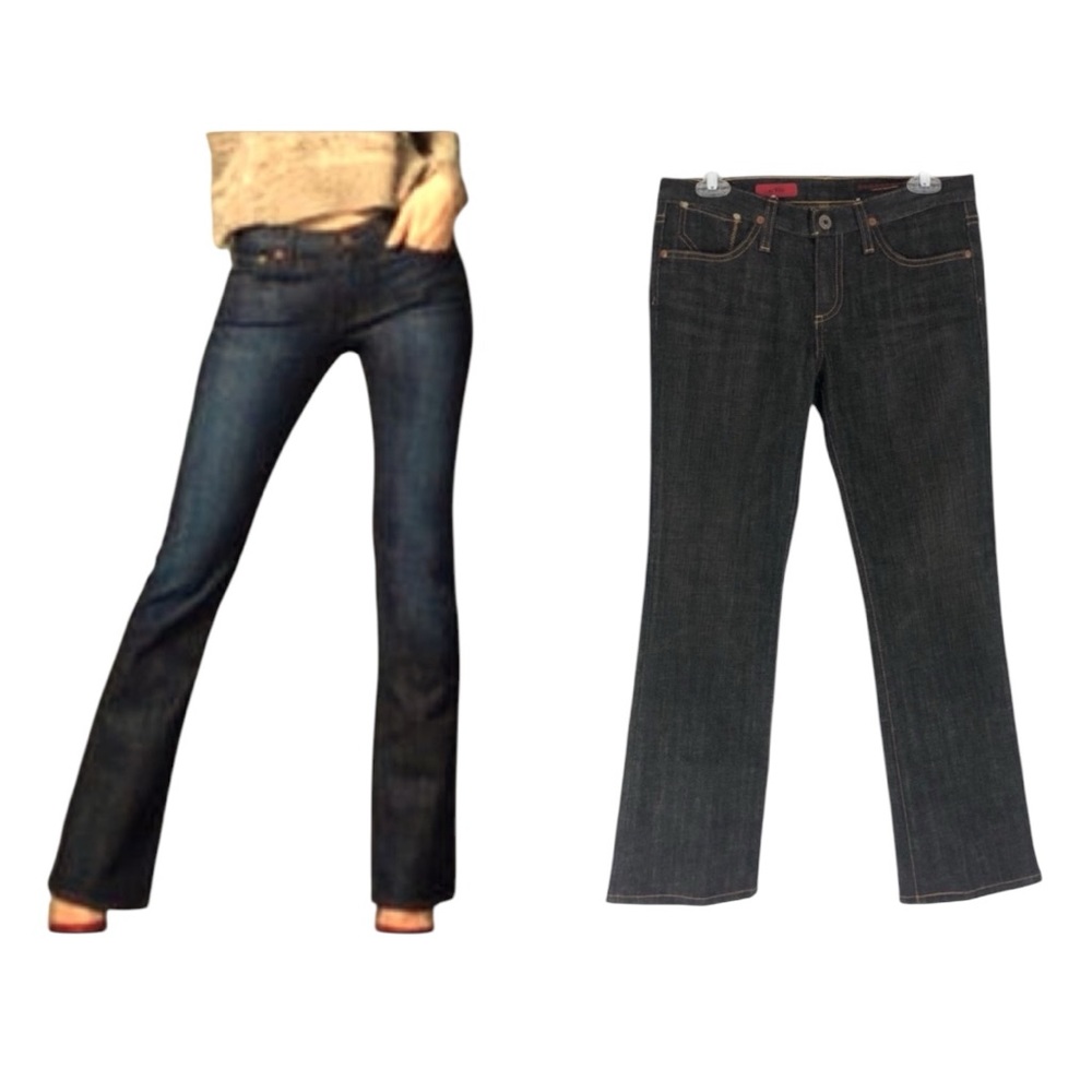 Ag Adriano Goldschmeid The Kiss Jeans Low Rise Boot Cut in May Size 28